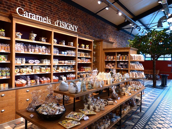 Caramels d'Isigny - magasin de vente directe : Les Halles d'Isigny