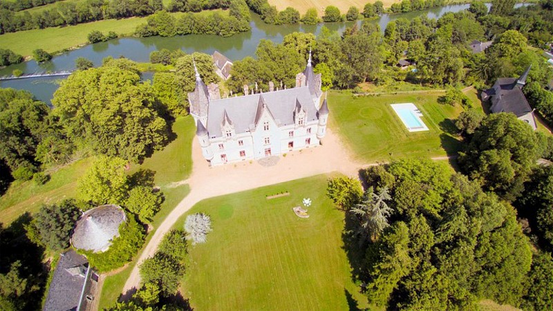 Visite du parc du Château de Montreuil-sur-Loir
