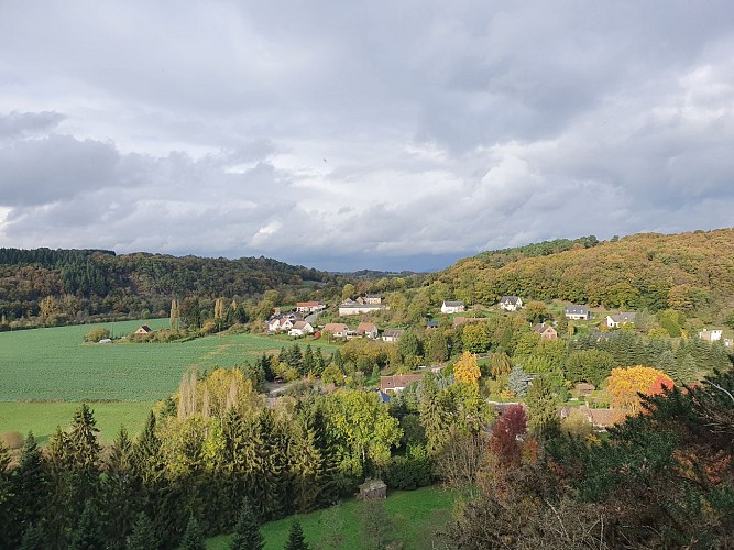 Vue depuis le sentier