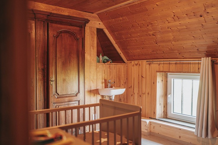 Zimmer des Hauses "Ferme du Ravet" in Froidchapelle