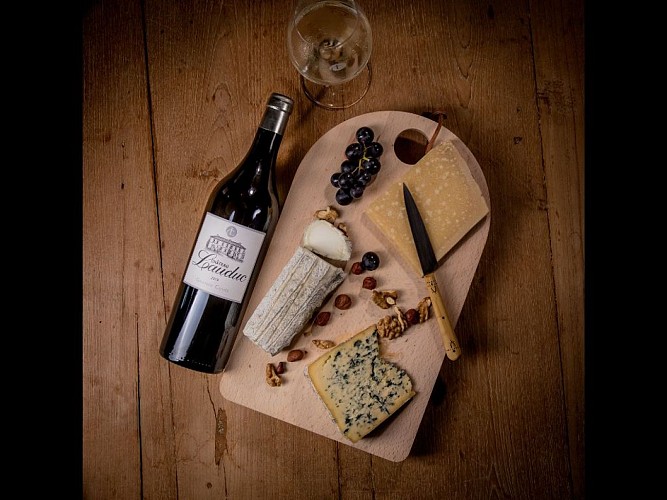 Accord vins et fromages Château Lauduc