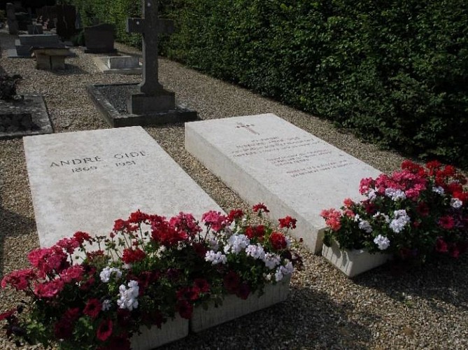 Tombe d'André Gide