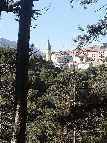 Vue sur le village