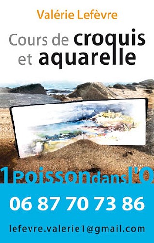 1 POISSON DANS L'O - COURS DE DESSIN ET D'AQUARELLE