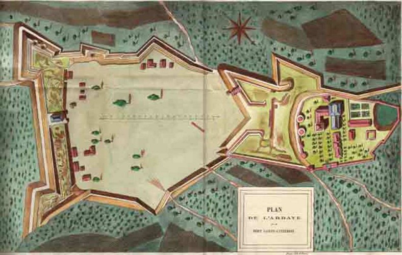 Anciens fossés du Chateau de Bagnères - Fort Sainte Catherine