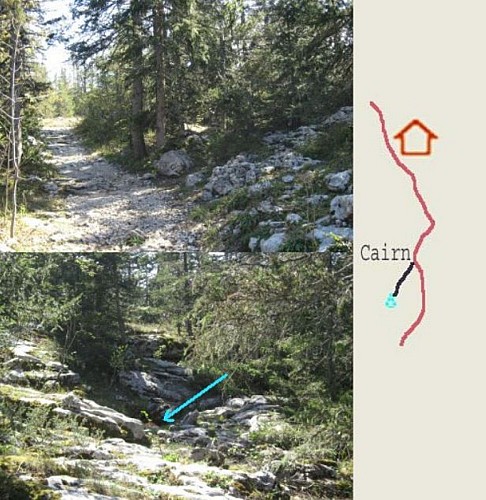 Fontaine de carette (flaque ... boueuse ... ?)