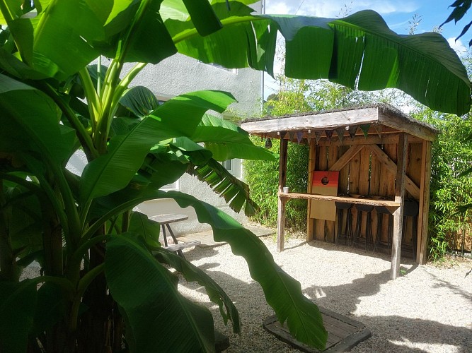 bar d'été cour partagée La Cigone