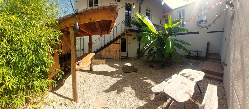 cour partagée la Cigogne