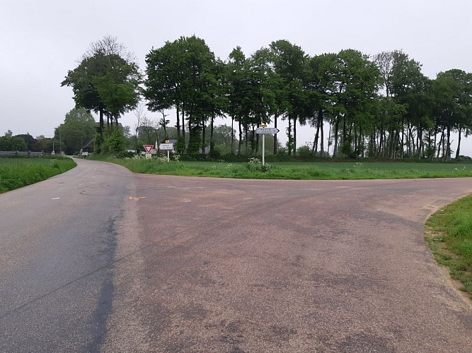 En chemin vers le Bois Guibert