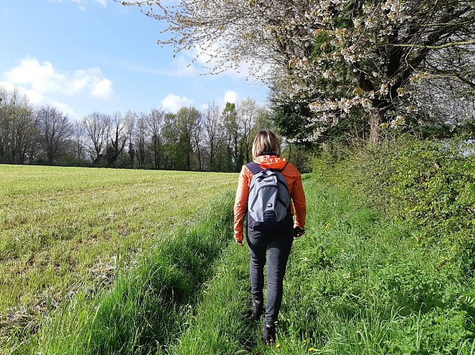 Départ de la randonnée