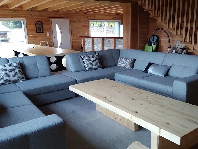 Gîte du verger à Montchauvet -salon