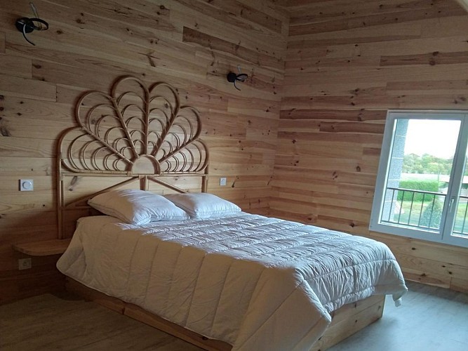 Gîte du verger à Montchauvet - chambre double