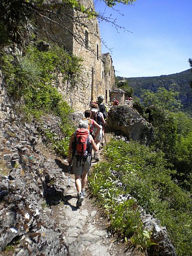 en randonnée vers Saint-Marcellin