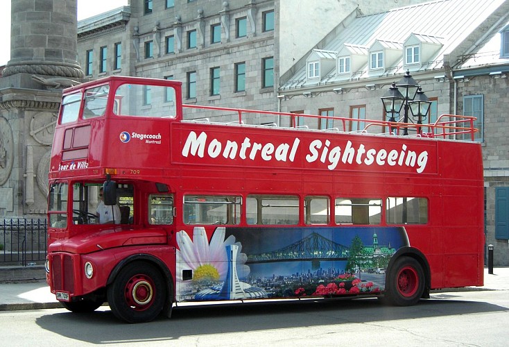 Tour de Montréal en bus à impériale -  Pass 2 jours