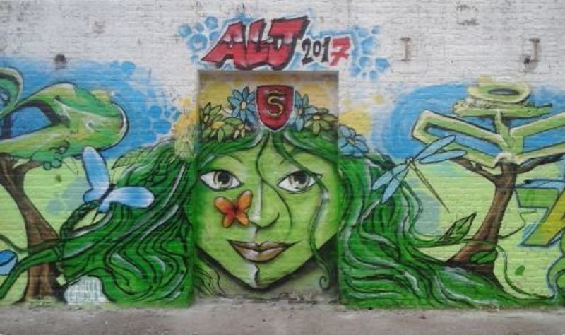 La fresque de la voie verte