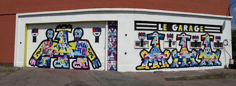 Le garage de Saint-André-lez-Lille par OBISK