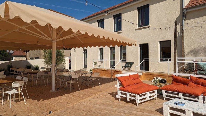 Coin bar à l'extérieur