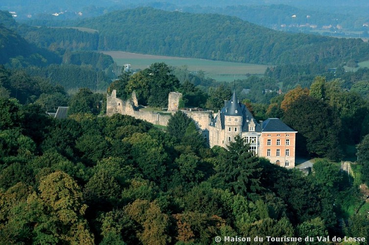 Rochefort - Ruines du château comtal : Jadis, le plus grand château de la Famenne