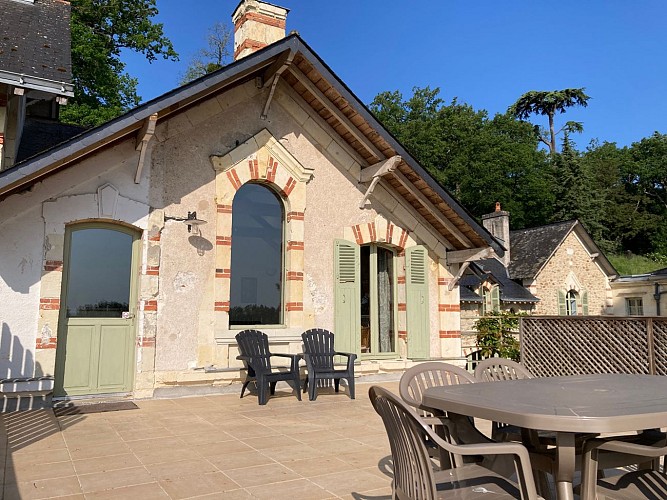 Gite Terrasse exceptionnelle – Château de la Boussinière