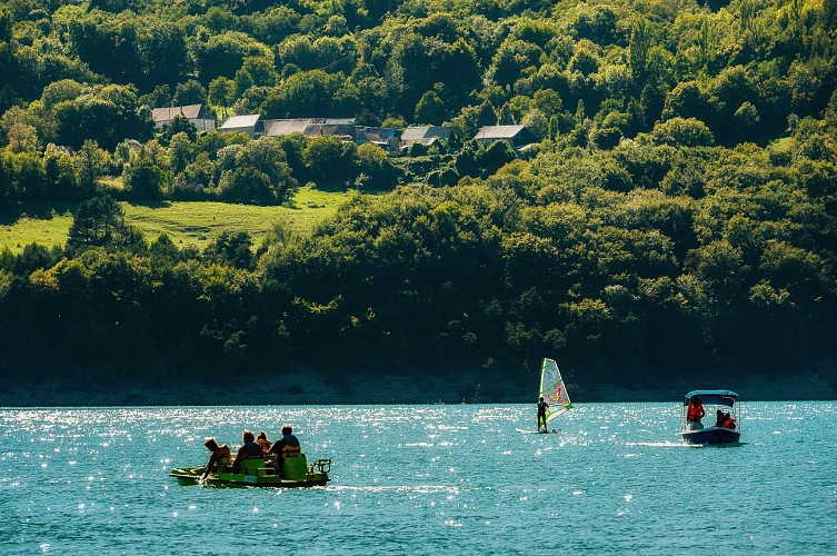 Base nautique van Lac du Sautet WSA