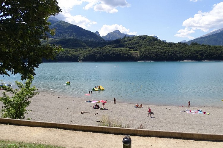 Base nautique van Lac du Sautet WSA