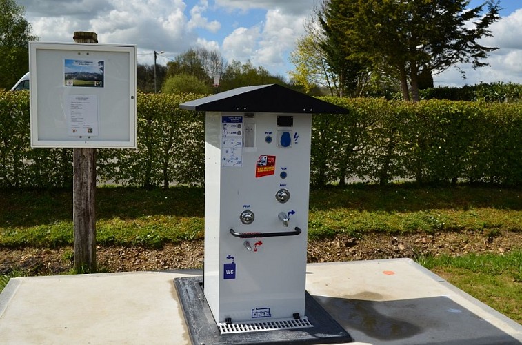 Aire de camping car de cormeilles, borne