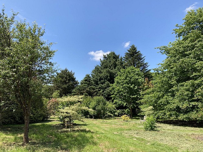 Le clos de chancore, Arboretum-Vue-generale-vers-l-entree