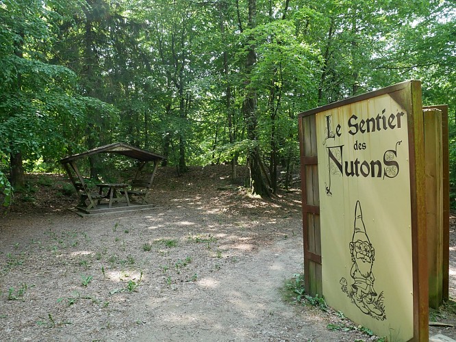 Kaolin départ sentier des Nutons