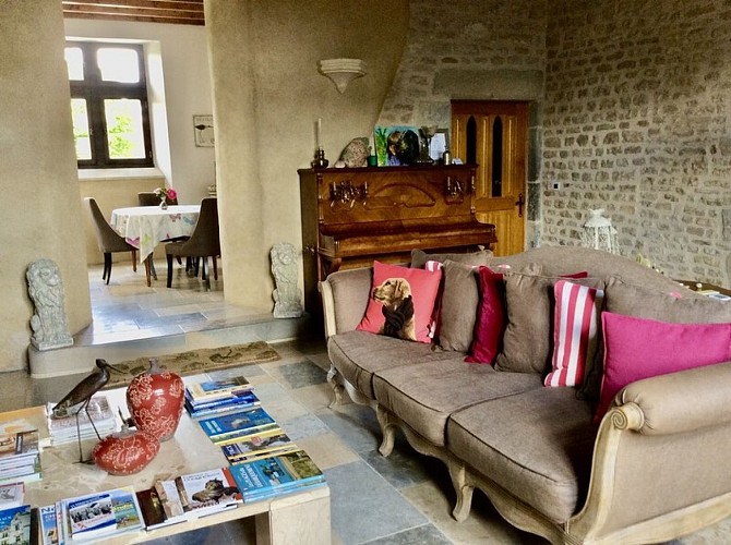 manoir de beaucron-salon