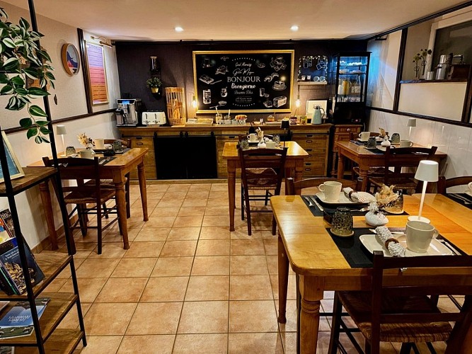 La salle du petit déjeuner