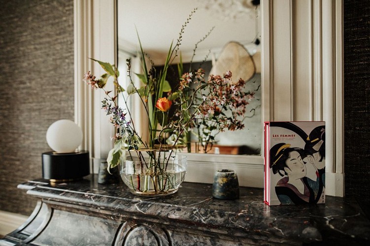 Barfleur - Grand salon cheminée - 4