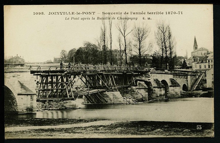 Le Pont de Joinville après la bataille