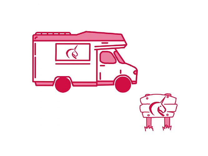 Aire de camping-car (illustration)