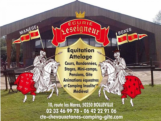Bolleville_Ecurie Leseigneur Chevaux et Anes_logo