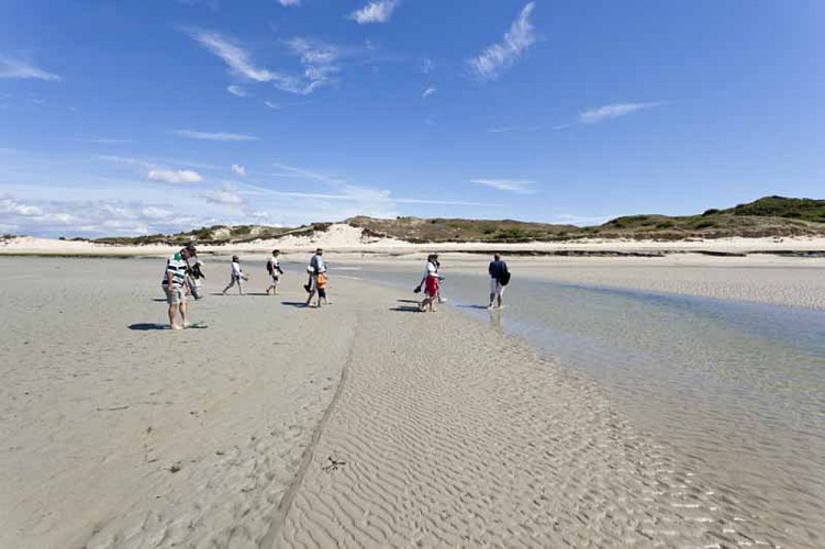 Plage du Sémaphore à Portbail