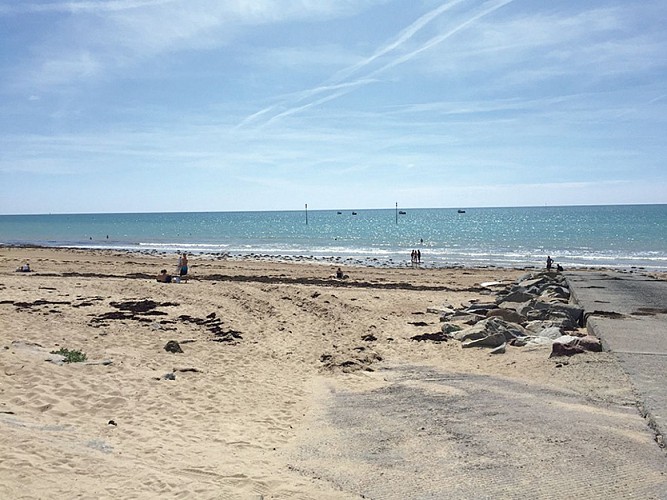 Plage de la Cale Louis Robert à Pirou