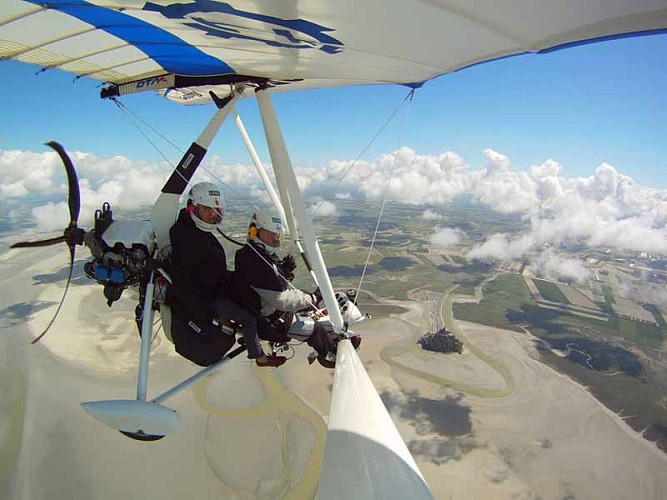 Didier HULIN_ULM Baie du Mt St-Michel 1