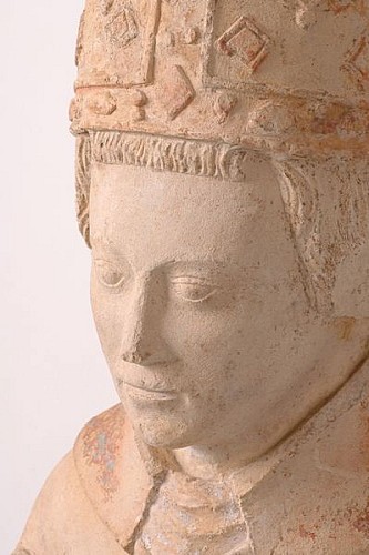 Gratot_Ermitage St Gerbold tête St Gerbold©CG50