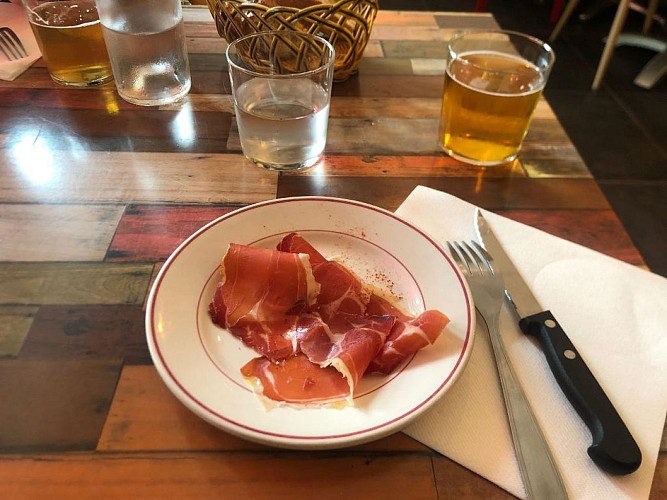 Le Central - entrée charcuterie