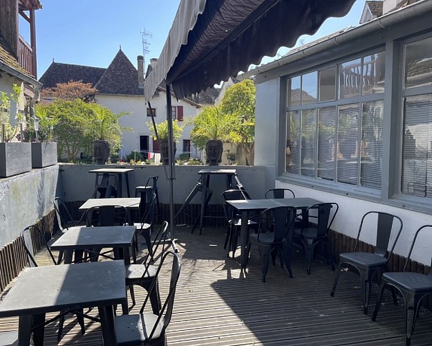 creperie du saleys terrasse