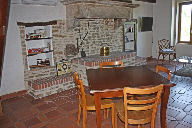 Le Gîte du Hameau, Malay - salon, espace "jeux de société"