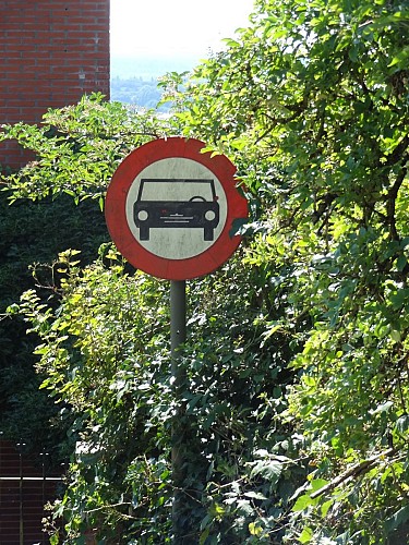 Vertigineuse rue de la Sèche