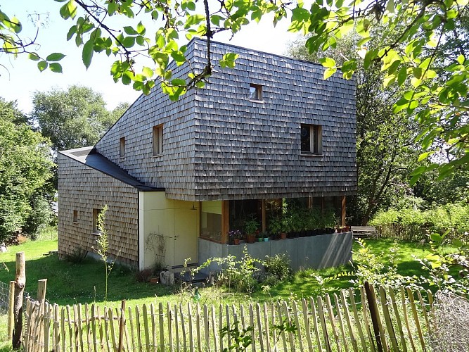 Maison contemporaine en bois de la ruelle des Bergers