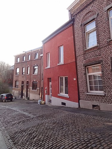 Maisons tanguantes de la rue du Thier à Liège