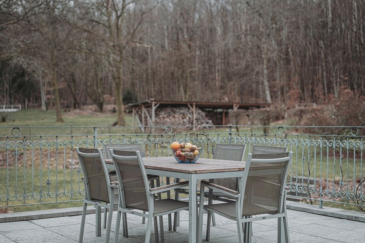 Garden at Gîte de Regniessart