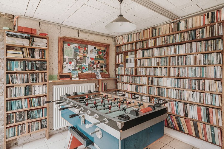 Salle de détente au Gîte de Regniessart