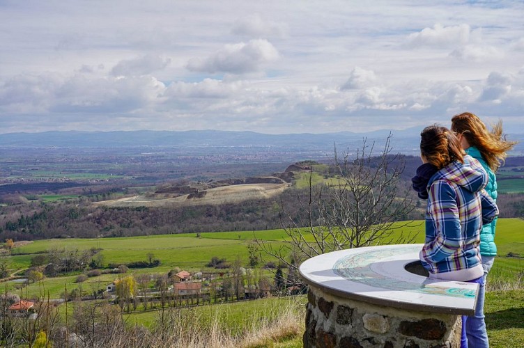 Mesa de orientación de Montsupt