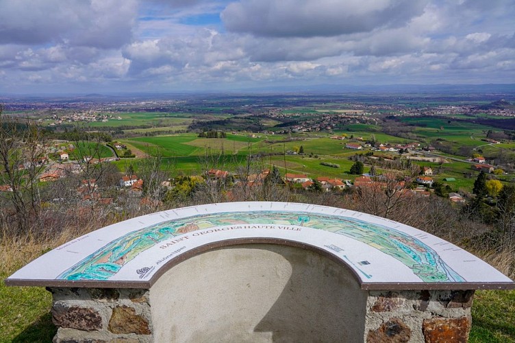 Mesa de orientación de Montsupt