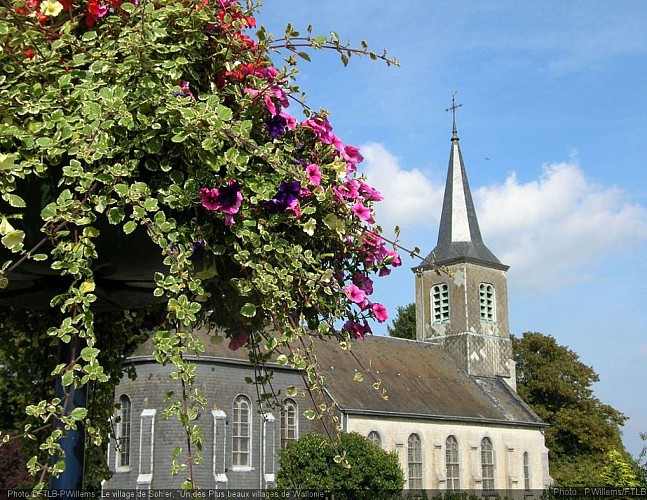 Sohier, eins der schönsten Dörfer der Wallonie