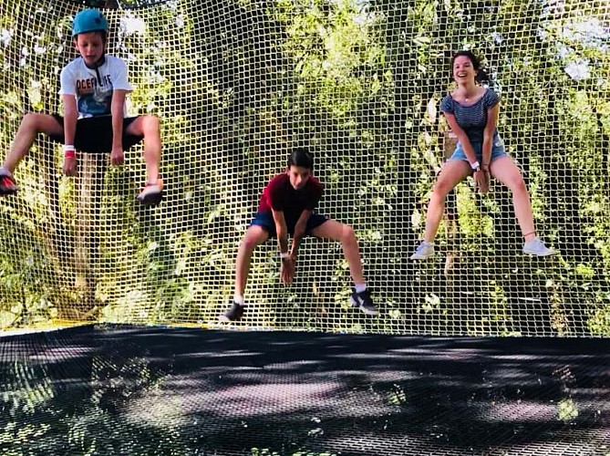 TrampÔforest - Sauts entre amis - Forêt Adrénaline Carnac